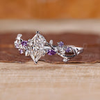 0.50 - 2 CT Dutch Marquise Diamond Nature Inspired Ring