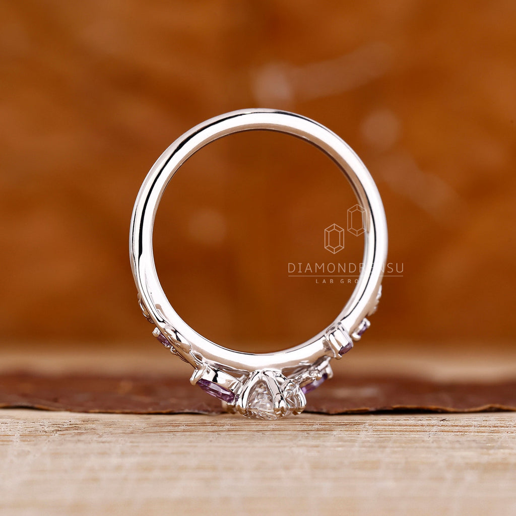 0.50 - 2 CT Dutch Marquise Diamond Nature Inspired Ring