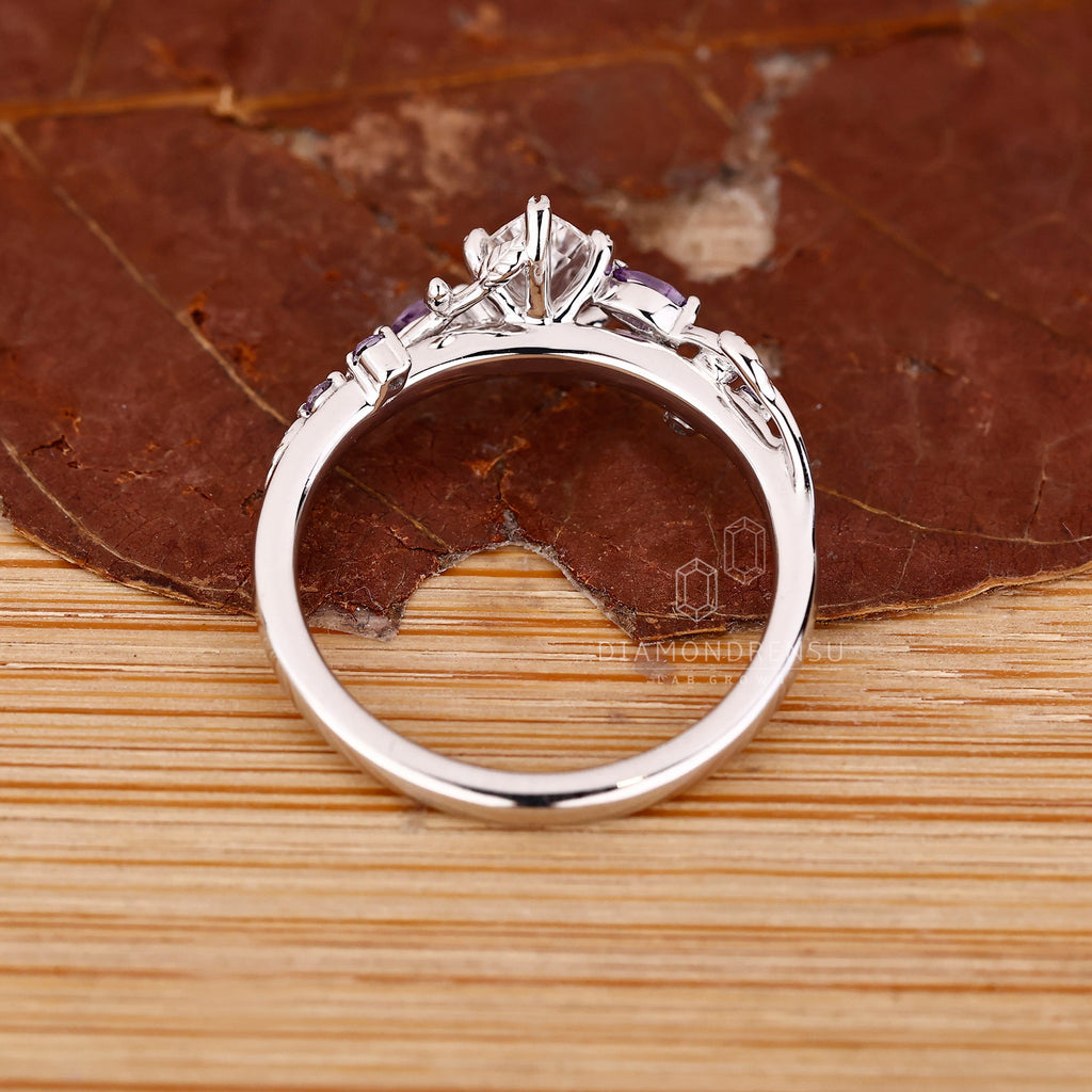 0.50 - 2 CT Dutch Marquise Diamond Nature Inspired Ring