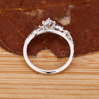 0.50 - 2 CT Dutch Marquise Diamond Nature Inspired Ring