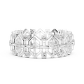 Vintage Milgrain Diamond Eternity Band in Rose Gold