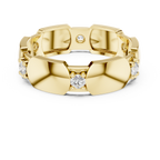 Minimal Bezel Diamond Band Ring