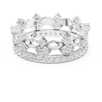 Vintage Floral Diamond Eternity Band in Rose Gold