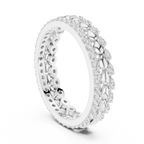 Vintage Diamond Eternity Band in Rose Gold