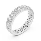 Vintage Diamond Eternity Band in Rose Gold