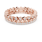 Vintage Diamond Eternity Band in Rose Gold