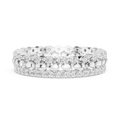 Vintage Diamond Eternity Band in Rose Gold