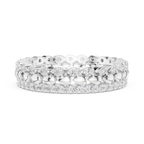 Vintage Diamond Eternity Band in Rose Gold