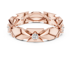 Minimal Bezel Diamond Wedding Band Ring