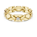 Minimal Bezel Diamond Wedding Band Ring