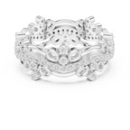 Luxury Floral Diamond Eternity Band Ring