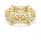 Luxury Floral Diamond Eternity Band Ring