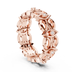 Minimal Vintage Diamond Band Ring