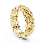 Minimal Vintage Diamond Band Ring