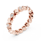 Minimal Diamond Eternity Band Ring in Gold