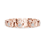 Minimal Diamond Eternity Band Ring in Gold