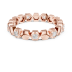 Minimal Diamond Eternity Band Ring in Gold