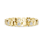 Minimal Diamond Eternity Band Ring in Gold