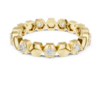 Minimal Diamond Eternity Band Ring in Gold