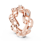 Twisted Eternity Lab Grown Diamond Ring in 14K & 18K Gold