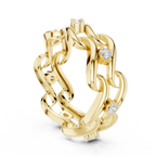 Twisted Eternity Lab Grown Diamond Ring in 14K & 18K Gold