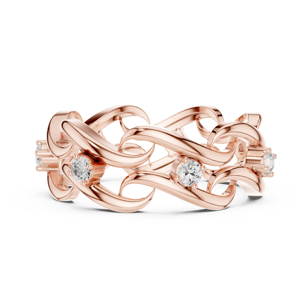 Twisted Eternity Lab Grown Diamond Ring in 14K & 18K Gold