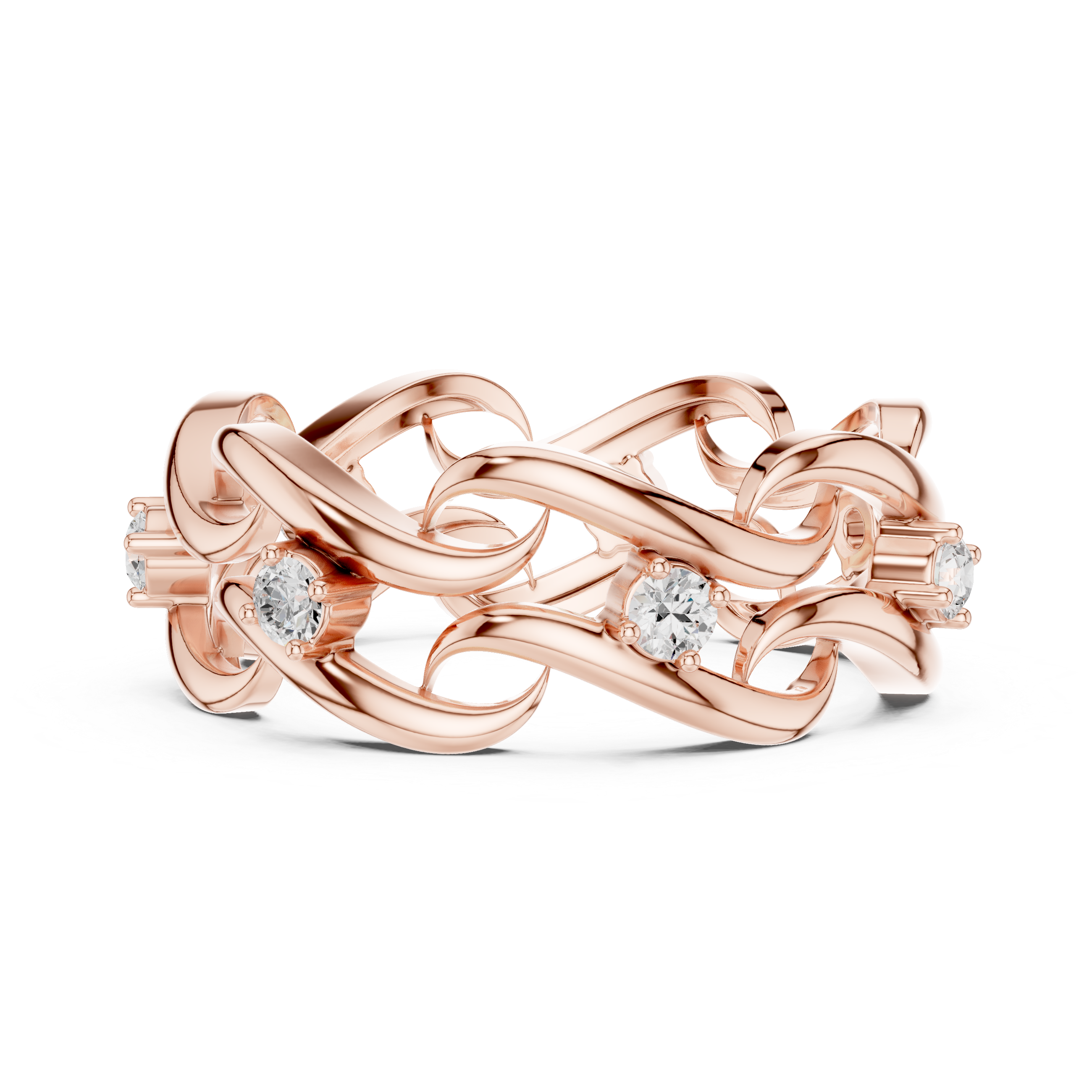 Twisted Eternity Lab Grown Diamond Ring in 14K & 18K Gold