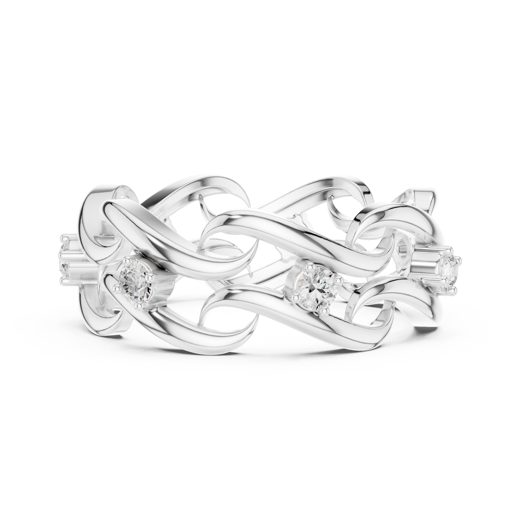 Twisted Eternity Lab Grown Diamond Ring in 14K & 18K Gold