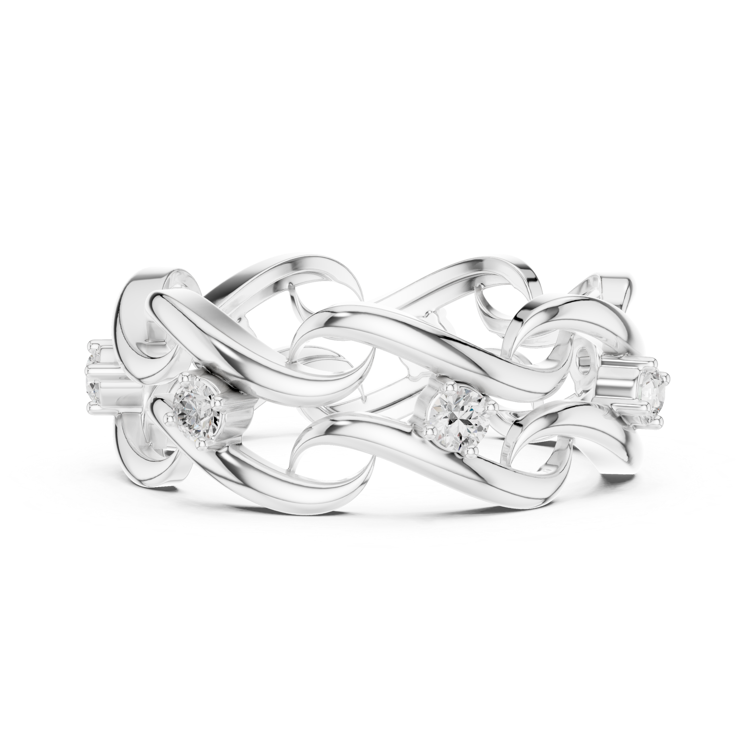 Twisted Eternity Lab Grown Diamond Ring in 14K & 18K Gold