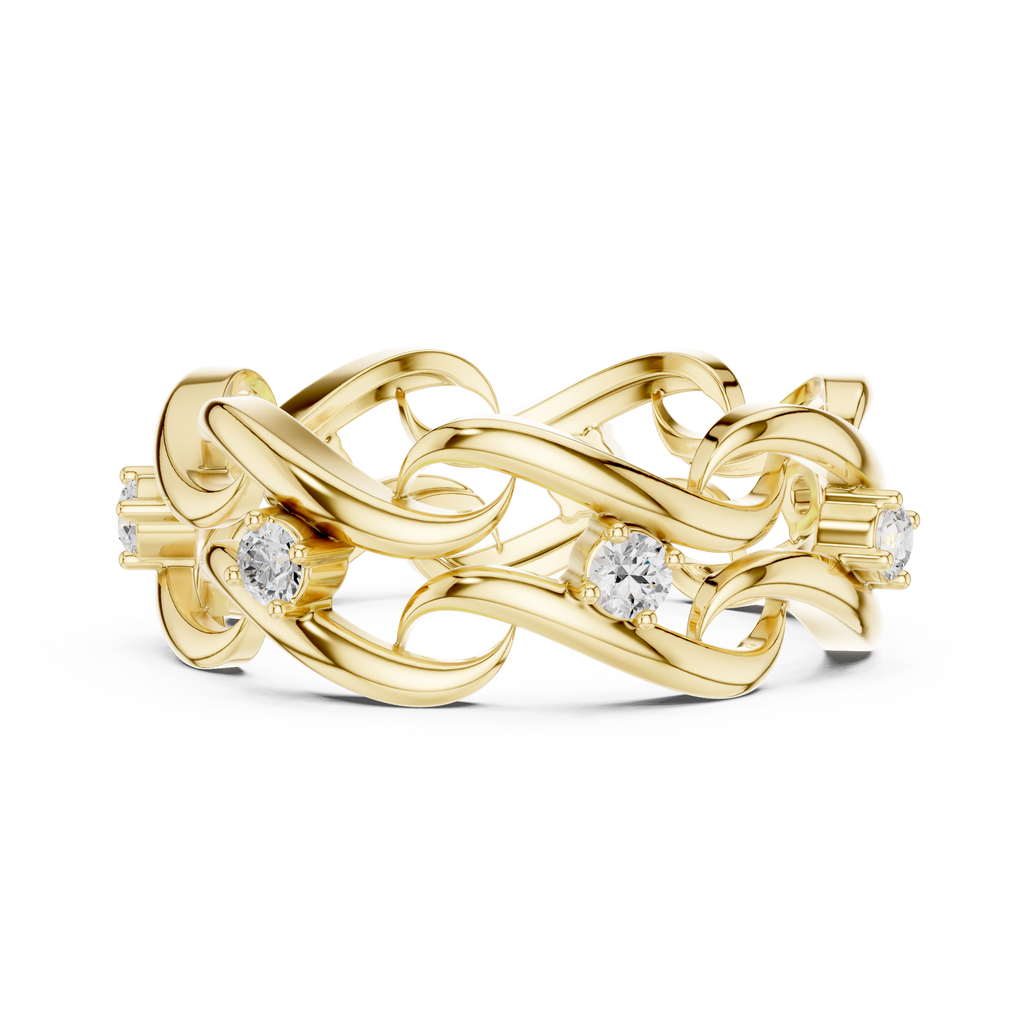 Twisted Eternity Lab Grown Diamond Ring in 14K & 18K Gold