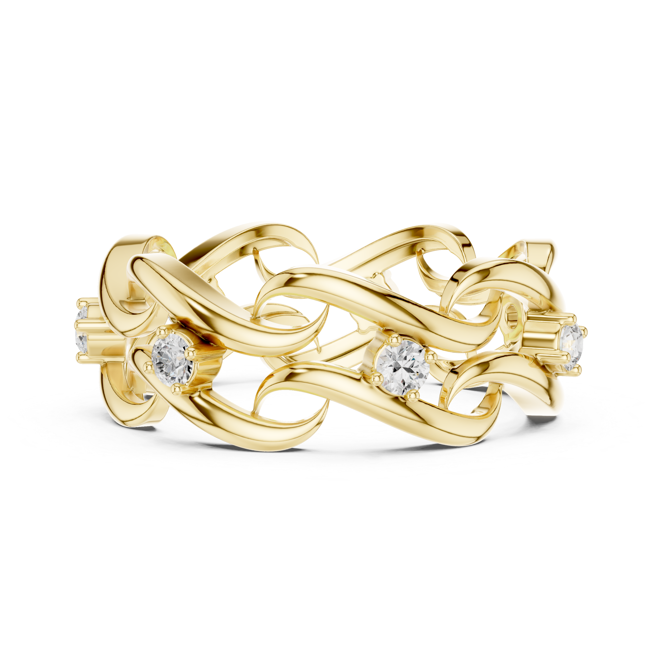Twisted Eternity Lab Grown Diamond Ring in 14K & 18K Gold