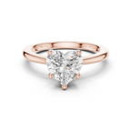 Heart Cut Solitaire Engagement Ring