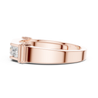 0.55 CT Five Stone Round Diamond Wedding Band