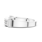 0.55 CT Five Stone Round Diamond Wedding Band