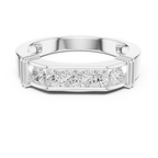 0.55 CT Five Stone Round Diamond Wedding Band