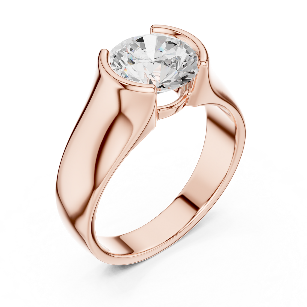 1.50 CT Round Diamond Men's Signet Ring