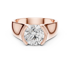 1.50 CT Round Diamond Men's Signet Ring