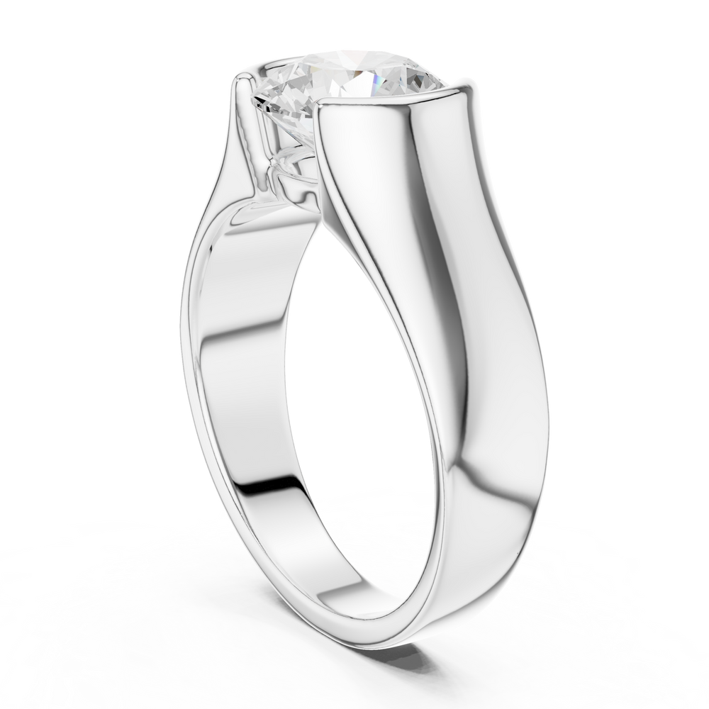 1.50 CT Round Diamond Men's Signet Ring