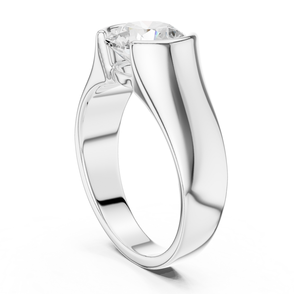 1.50 CT Round Diamond Men's Signet Ring