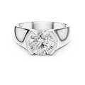 1.50 CT Round Diamond Men's Signet Ring