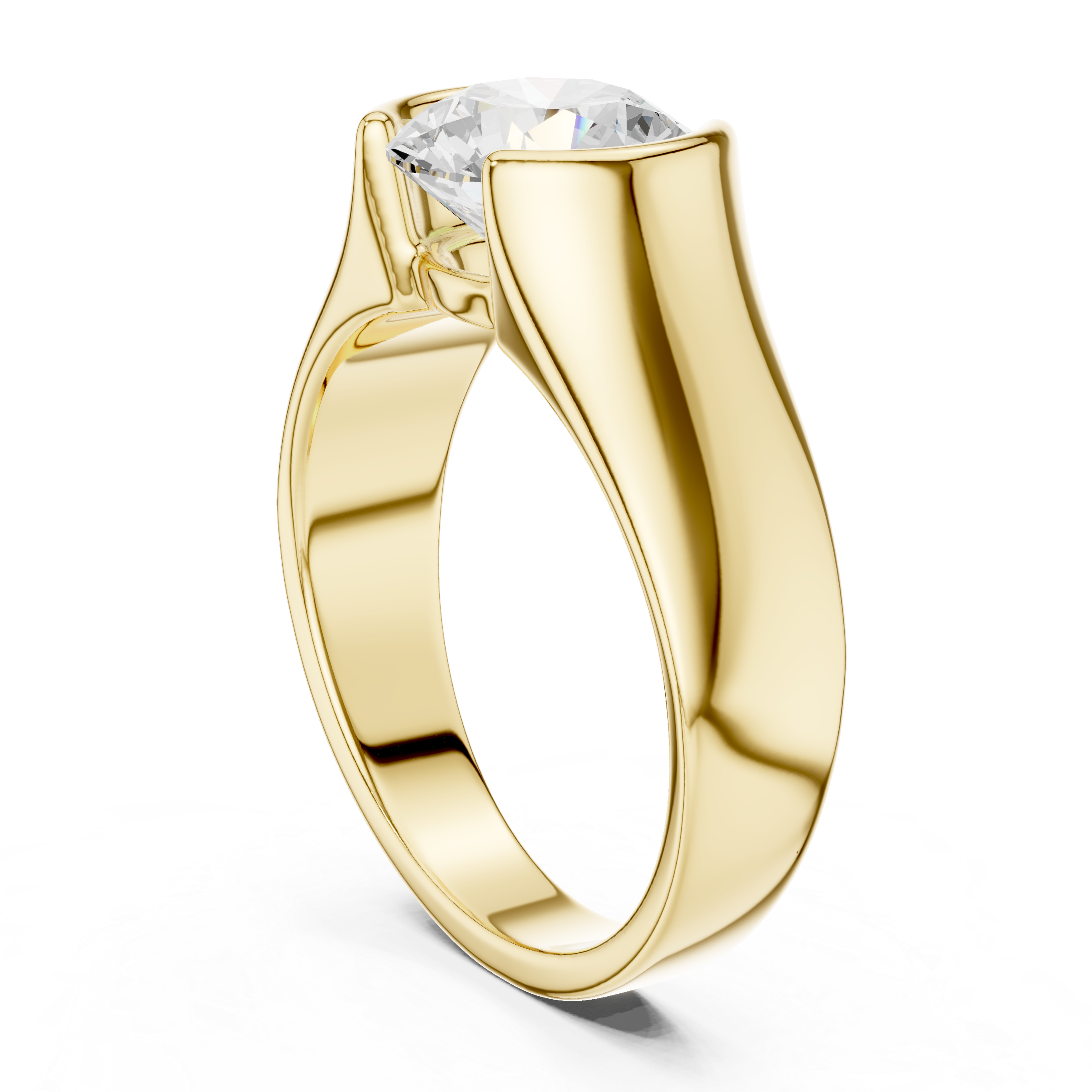 1.50 CT Round Diamond Men's Signet Ring