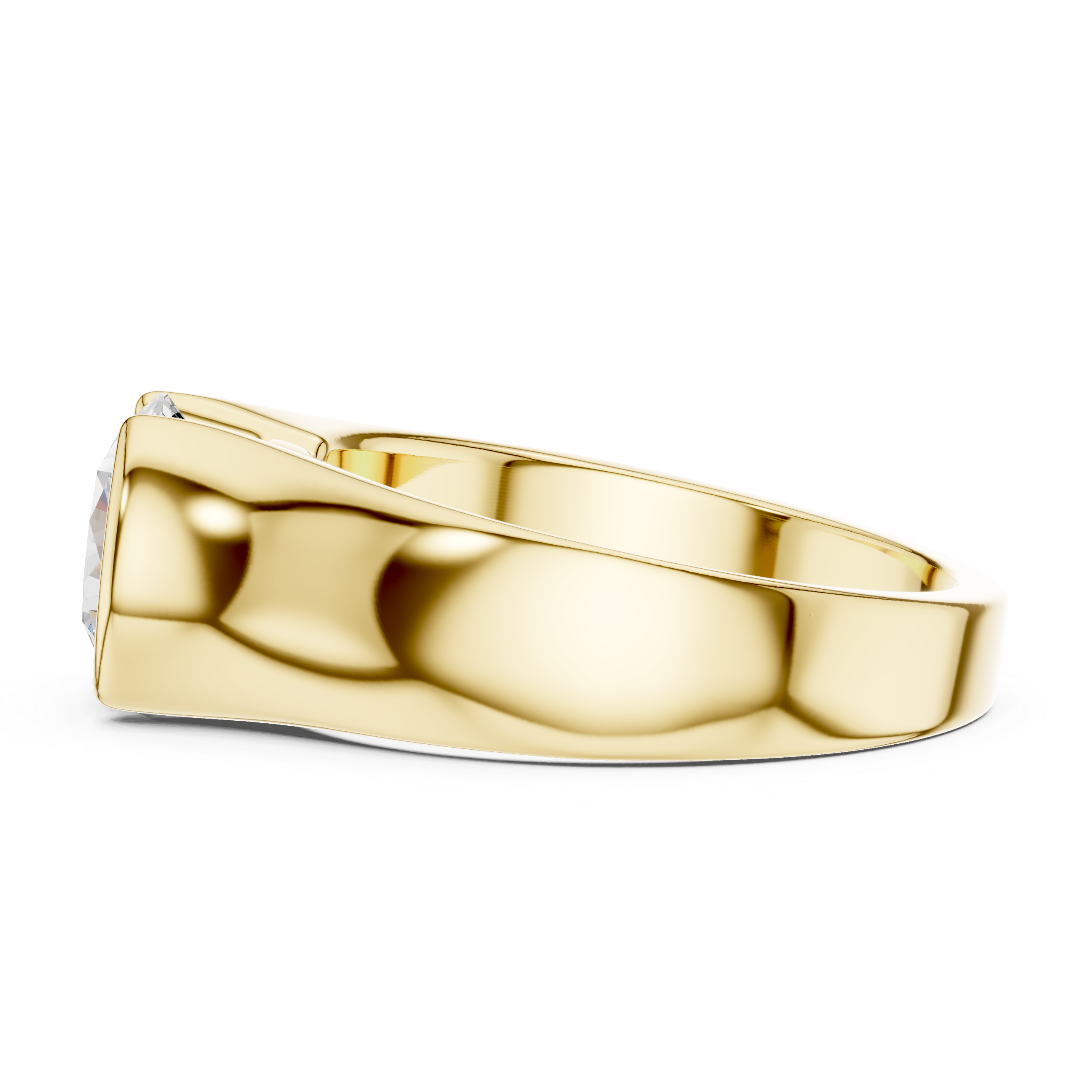 1.50 CT Round Diamond Men's Signet Ring