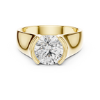 1.50 CT Round Diamond Men's Signet Ring