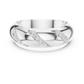 0.13 CT Men's Pavé Diamond Band Ring