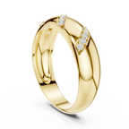 0.13 CT Men's Pavé Diamond Band Ring