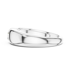 0.005 CT Flush Set Diamond Men's Wedding Band