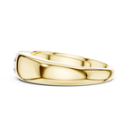 0.005 CT Flush Set Diamond Men's Wedding Band