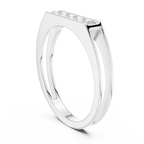 Channel Set Diamond Men's Wedding Band