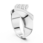 Diamond Cluster Men's Signet Ring