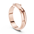Three Stone Diamond Men's Wedding Band